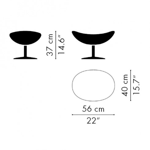 Egg™ Footrest / Fabric